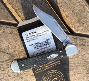 Case XX 2024 Mini Copperlock Blue Denim Canvas Laminate Lock-back Gorgeous!