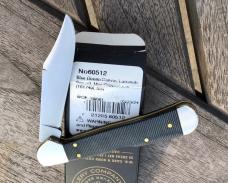 Case XX 2024 Mini Copperlock Blue Denim Canvas Laminate Lock-back Gorgeous!