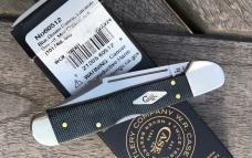 Case XX 2024 Mini Copperlock Blue Denim Canvas Laminate Lock-back Gorgeous!