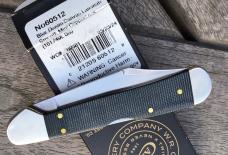 Case XX 2024 Mini Copperlock Blue Denim Canvas Laminate Lock-back Gorgeous!