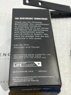 Benchmade 275BK Adamas New In Box Made In USA Discontinued