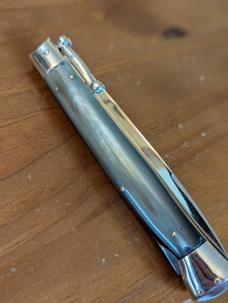 28cm/11" SWINGER TRANSITIONAL RED DOT NICKEL SILVER "D"STAMPED SWEDGE BLADE BRAZILIAN HORN AUTOMATIC