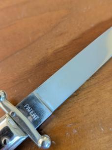 28cm/11" SWINGER TRANSITIONAL RED DOT NICKEL SILVER "D"STAMPED SWEDGE BLADE BRAZILIAN HORN AUTOMATIC