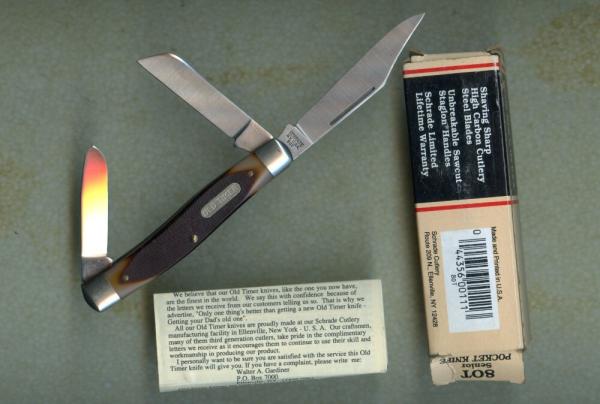 NOS Schrade 8 OT w/ box and paper