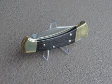 Buck 112 Ranger 50th Anniversary Edition Knife Ebony Handle 420HC Blade - New