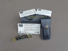 Buck 112 Ranger 50th Anniversary Edition Knife Ebony Handle 420HC Blade - New