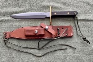 Greg Wall Custom Model 1 -7 12 All Purpose Fighter Knife New