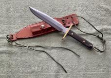 Greg Wall Custom Model 1 -7 1/2” All Purpose Fighter Knife New