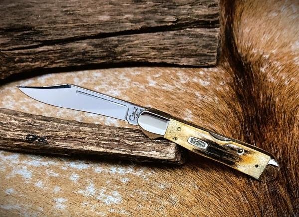 1998 Case XX Stag Mini Copperlock 51749L SS In Display Tin