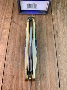 Colt Gunstock Split Backspring Whittler Black Bone Stag