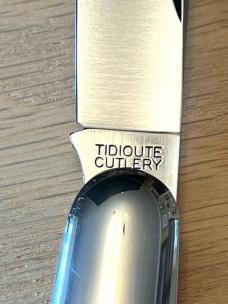 Great Eastern Cutlery GEC Jigged Black Delrin "Rozee" Bullet End Barlow Knife 781124