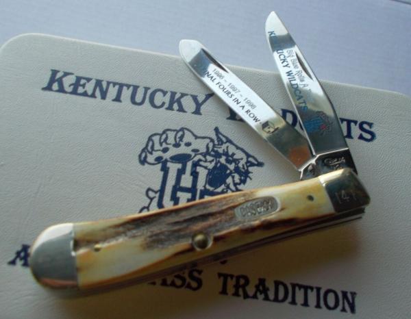 Case 5254 Stag Trapper University of Kentucky Knife 