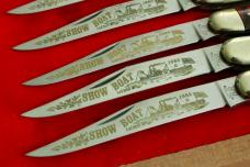 1985 Fight’n Rooster Frank Buster General Jackson "Show Boat" 5" Toothpick Complete Matching Set