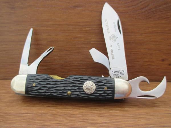 Camillus Official Boy Scout Knife With Full Etch
