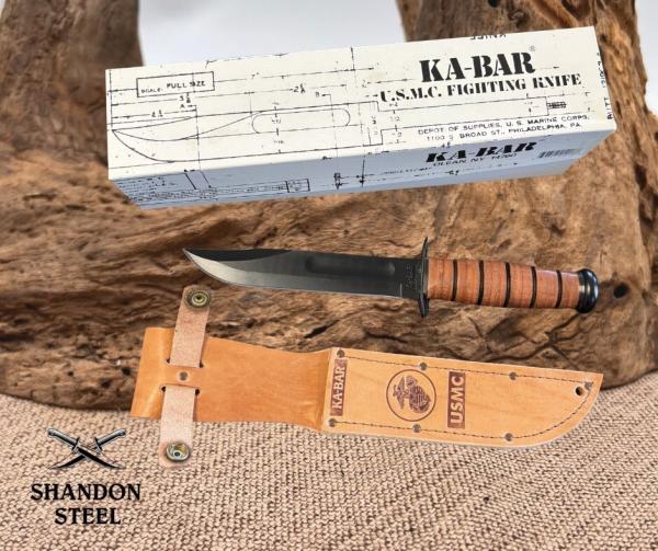 KA-BAR USA Kabar Olean NY #1217 USMC Combat Utility Knife Marines New Old Stock! KA-BAR USA Kabar Olean NY #1217 USMC Combat Utility Knife Marines New Old Stock!