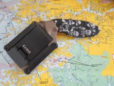 KABAR KA-BAR1477CB Extreme Close Counter TDI Fixed Blade Knife Skull Tape