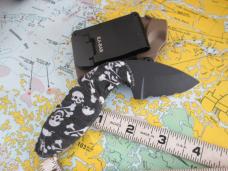 KABAR KA-BAR1477CB Extreme Close Counter TDI Fixed Blade Knife Skull Tape