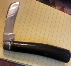 VINTAGE OLD HIBBARD SPENCER FLAT IRON END CAP