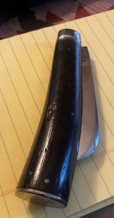 VINTAGE OLD HIBBARD SPENCER FLAT IRON END CAP