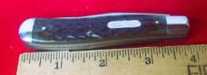 PARKER FROST SCHRADE USA (1978-4) MINK TRAPPER MINT JIGGED BONE BRASS LINER AND A BEAUTY UNUSED