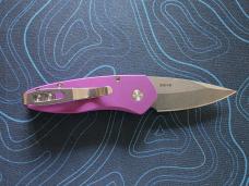 Pro-Tech -- Sprint Automatic Knife -- Purple -- 1.95" Stonewash Blade -- with Box/Pouch