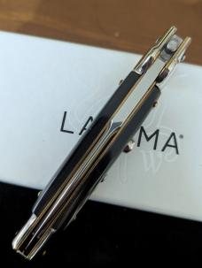 NIB Walt's Latama 23cm/9-inch 5mm Bayo Picklock Brazilian Horn Flat Guard/Button Red Dot Automatic 