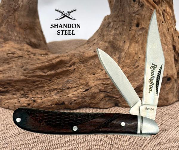 Remington Cutlery Woodland 2 Blade Traditional Folding Pocket Knife 50004 (28) Remington Cutlery Woodland 2 Blade Traditional Folding Pocket Knife 50004 (28)