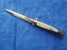 New 9'' Italian Stiletto Brazilian Horn Bayonet Blade by Giovanni Beltrame Maniago Italy 7