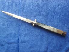 New 13'' Italian Stiletto Brazilian Horn Bayonet Blade by Giovanni Beltrame Maniago Italy 2