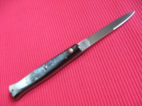 Rare Vintage Italian Button Open/Close Horn STILETTO Switchblade Knife Rare Vintage Italian Button Open/Close Horn STILETTO Switchblade Knife