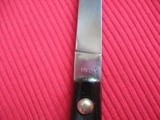 Rare Vintage Italian Button Open/Close Horn STILETTO Switchblade Knife