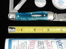 Great Eastern Cutlery GEC Smooth Ionic Blue Bone Geppetto Whittler Knife NIT 571326 Made in USA