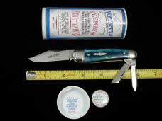 Great Eastern Cutlery GEC Smooth Ionic Blue Bone Geppetto Whittler Knife NIT 571326 Made in USA