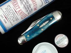 Great Eastern Cutlery GEC Smooth Ionic Blue Bone Geppetto Whittler Knife NIT 571326 Made in USA