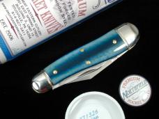 Great Eastern Cutlery GEC Smooth Ionic Blue Bone Geppetto Whittler Knife NIT 571326 Made in USA