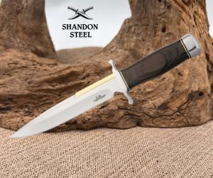 Gil Hibben Old West Fixed Blade Tactical Hunting Boot&belt Knife w/Sheath GH5047