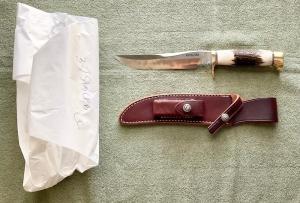 Randall Made Knife Model 3-7” Hunter Stag W/Extras New