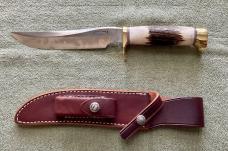Randall Made Knife Model 3-7” Hunter Stag W/Extras New