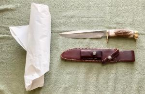 Randall Made Knife Model 5-8” Camp & Trail Knife Stag W/Extras New