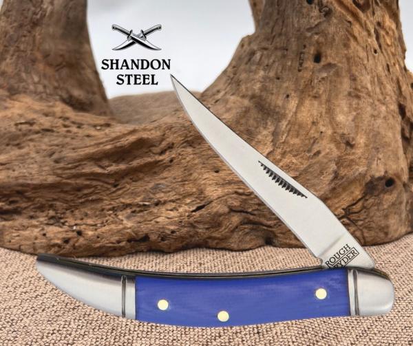 Rough Rider Blue Mule Toothpick Work Pocket Knife RR2169 G10 Handle 3" Closed Rough Rider Blue Mule Toothpick Work Pocket Knife RR2169 G10 Handle 3" Closed