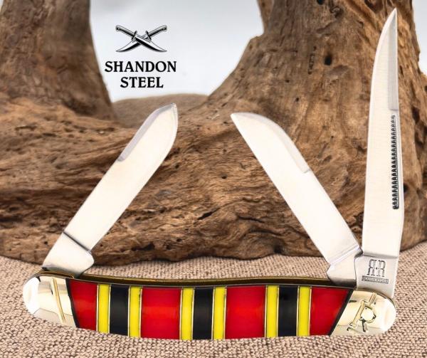 Rough Rider Stockman Coral Snake Black/Red/Yellow Folding Pocket Knife 2279 Rough Rider Stockman Coral Snake Black/Red/Yellow Folding Pocket Knife 2279