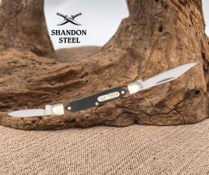 SCHRADE Old Timer SawCut Minuteman 2 Blade Traditional Folding PocketKnife 104OT