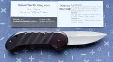 Dalton Baby Seal Switchblade Knife, By Rob Dalton, Dalton Combat Cutlery, Unused