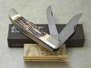 Kabar 1184 USA Imitation Stag Folding Hunter Knife in Box
