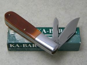 Kabar USA Saw-Cut Delrin 1013 Barlow Knife in Box