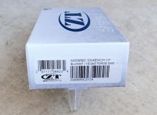 Zero Tolerance 0450MMC Flipper Knife Blue & White Marbled Carbon Fiber Ladder Damascus Blade - New