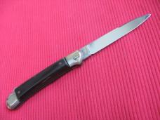 Vintage ITALIAN Rostfrei Horn Lockback Switchblade Knife