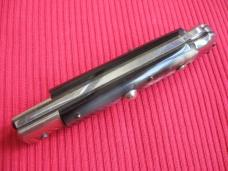 Vintage ITALIAN Rostfrei Horn Lockback Switchblade Knife