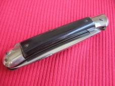 Vintage ITALIAN Rostfrei Horn Lockback Switchblade Knife