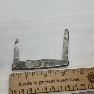 Rare antique 2blades WARREN G HARDING PRESIDENT COMMEMORATIVE KNIFE MADE BY NEUMANN& Co in GERMANY 